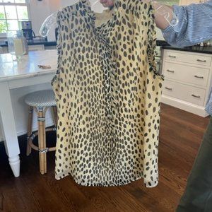 J Crew Leopard Top